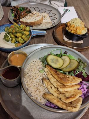 Wow it's all delicious! at Vegivores in Reading