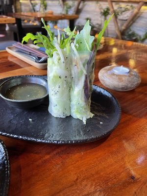 Summer rolls at Buddha Bowl in Luebeck