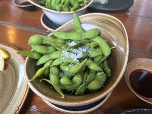 Edamame  at Buddha Bowl in Luebeck