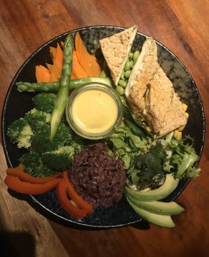 Power Bowl mit Tofu at Buddha Bowl in Luebeck