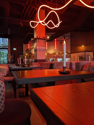 A at Riot Restobar in Amsterdam