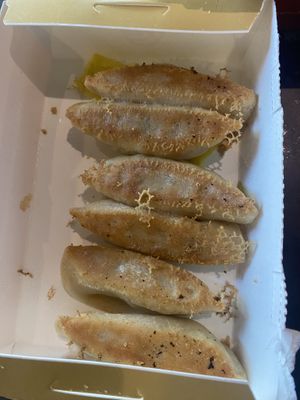 Pot stickers  at Dough Zone - Pine St in Seattle