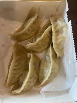 Steamed dumplings   at Dough Zone - Pine St in Seattle