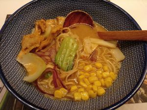 Vegan ramen at UDON in Zaragoza