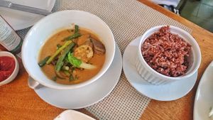 Vegan Kare-kare (Filipino dish) at Corner Tree Cafe in Makati