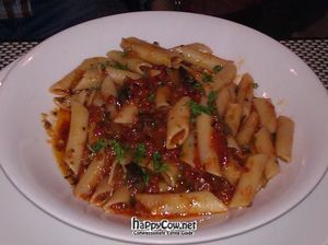 Pasta dish at Corner Tree Cafe in Makati