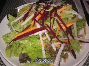 Large salad at Corner Tree Cafe in Makati