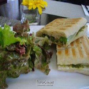 Grilled asparagus and gruyere panini  at Corner Tree Cafe in Makati