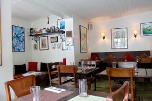 Inside Corner Tree Cafe. Great Vegan food :) at Corner Tree Cafe in Makati