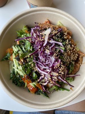 Poke Bowl with tofu   at Mannam in Norrkoping