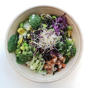 Korean Sushi Bowl at Mannam in Norrkoping