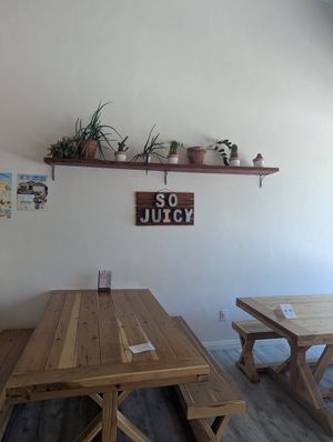 Cute wall art at So Juicy in Carson City