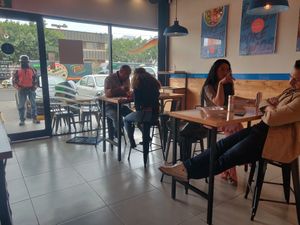 Inside at Marakai Poke in Tijuana