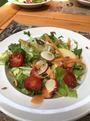 salad at Verde in Basel