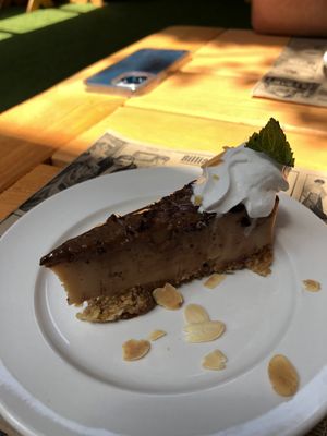 caramel cake  at Verde in Basel