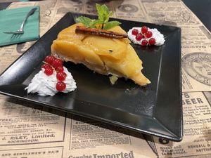 Apple tart  at Verde in Basel