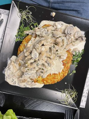 Seitan mit rosti  at Verde in Basel