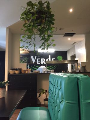 Kitchen with the cook at Verde in Basel