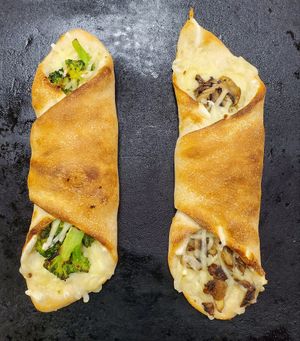 Vegan Stromboli at Pasquale's Pizzeria III in Middletown