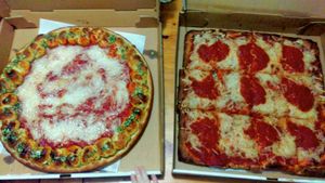 Garlic knot crust and Sicilian pies 😘👌 at Pasquale's Pizzeria III in Middletown