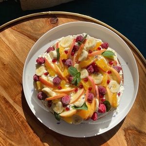 Flower cake at nusa in Digne-les-bains