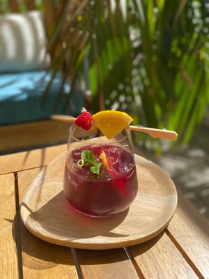 Sangria at nusa in Digne-les-bains