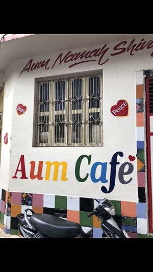 Varanasi, India  at Aum Cafe in Varanasi