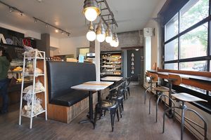 Excellent bakery with some vegan products at La Fabrique Arhoma in Montreal