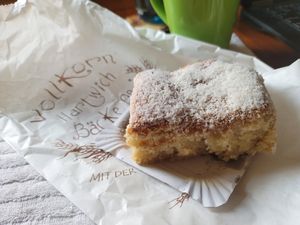 Coconut cake at Vollkornbäckerei Hartwich in Berlin