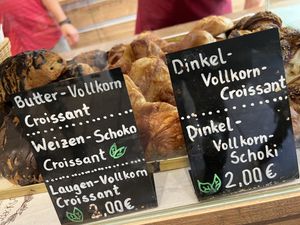 signs  at Vollkornbäckerei Hartwich in Berlin