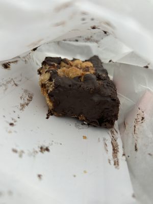 Not a pretty pic, but this hazelnut cake-thingy was insane  at Vollkornbäckerei Hartwich in Berlin