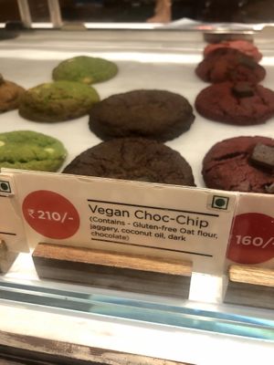 Vegan Choc-Chip Cookie  at Oh Dough in Mumbai