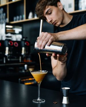 Espresso martini at Capriole Café in The Hague