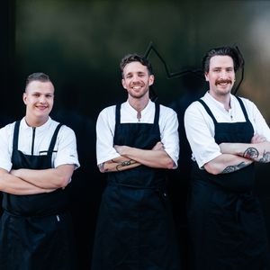 Kitchen  team at Capriole Café in The Hague