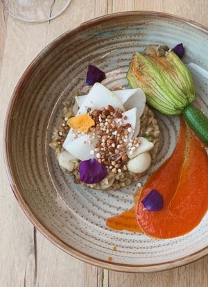 Fleur de courgette at Capriole Café in The Hague