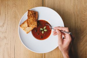 Soup at Capriole Café in The Hague