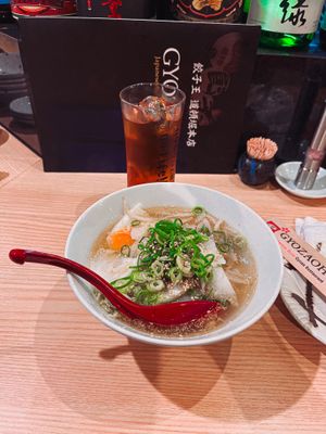   at Gyozaoh Dotonbori in Osaka