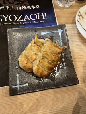   at Gyozaoh Dotonbori in Osaka