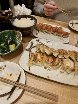   at Gyozaoh Dotonbori in Osaka