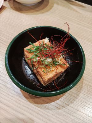 Tofu at Gyozaoh Dotonbori in Osaka