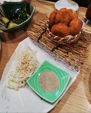 Tofu karaage at Gyozaoh Dotonbori in Osaka