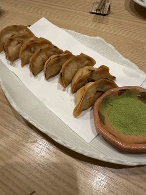   at Gyozaoh Dotonbori in Osaka