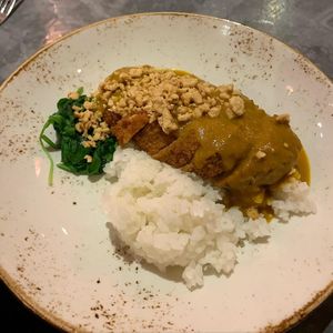 Seitan katsu curry  at Dylan's in Menai Bridge