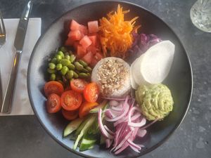 Dylan's Poke Bowl at Dylan's in Menai Bridge