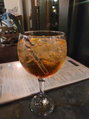 Aperol Spritz at Dylan's in Menai Bridge