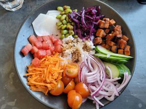 Dylan's Poke Bowl at Dylan's in Menai Bridge