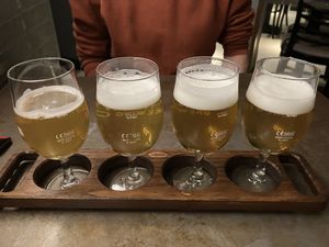 Flight!  at Shilling Brewing Company in Glasgow