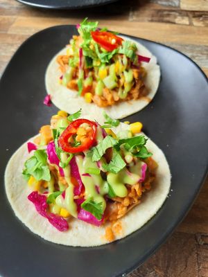 Jackfruit taco at Gypsy Tapas House in Fremantle