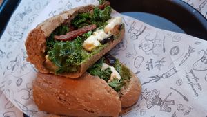 Healthiest thing on the menu! at Meet The Veganz in Beirut