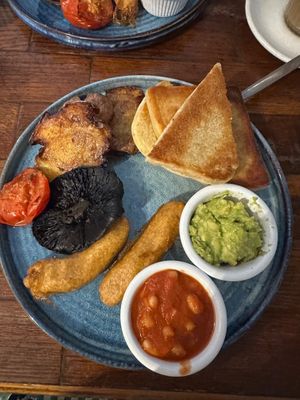 Vegan fry  at The Guillemot Kitchen Cafe in Bangor